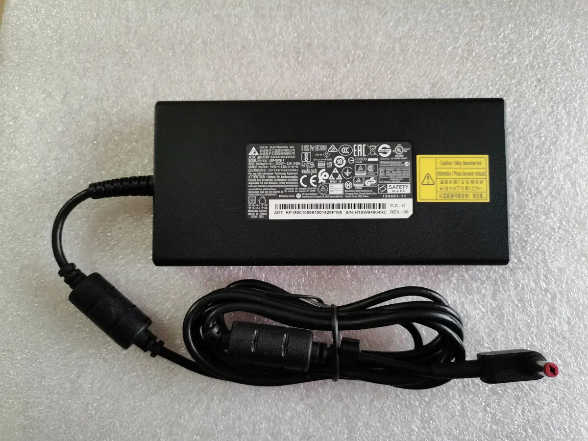 180W Delta 19.5V 9.23A ADP-180TB F Compatible for Acer Nitro 5 an517-54-79l1, 5.5*1.7mm
180W Delta 19.5V 9.23A ADP-180TB F Compatible for Acer Nitro 5 an517-54-79l1, 5.5*1.7mm