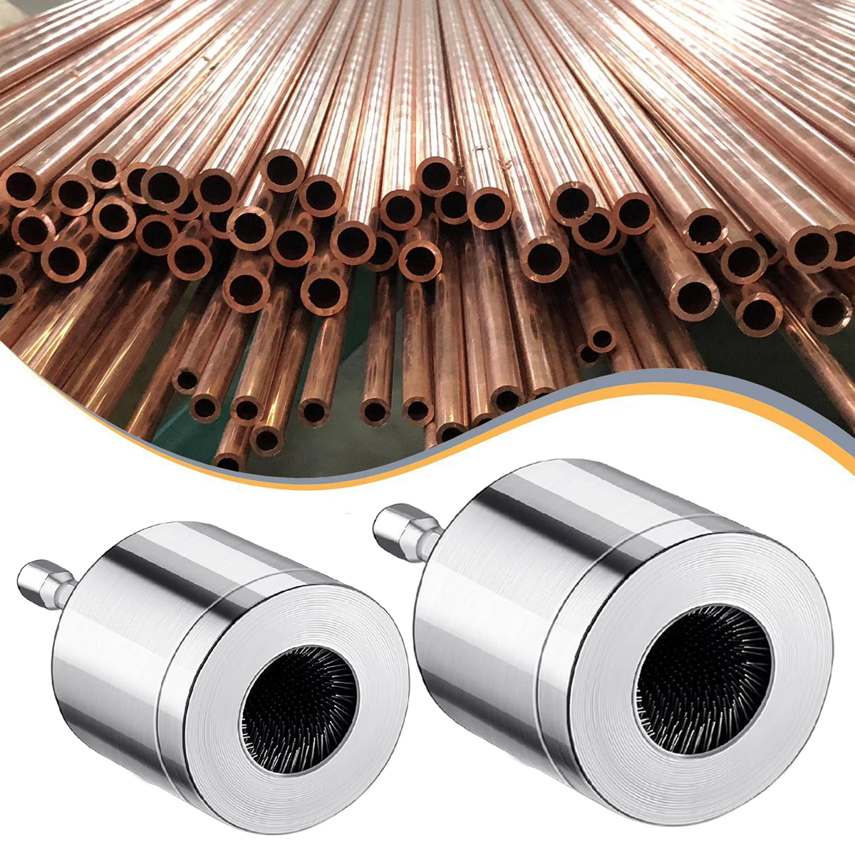 1 Pcs Copper Tube Pipe Cleaning Brush For Drill 15mm/22mm Metal Tube Pipe For Power Drill Cleaning
1 Pcs Copper Tube Pipe Cleaning Brush For Drill 15mm/22mm Metal Tube Pipe For Power Drill Cleaning