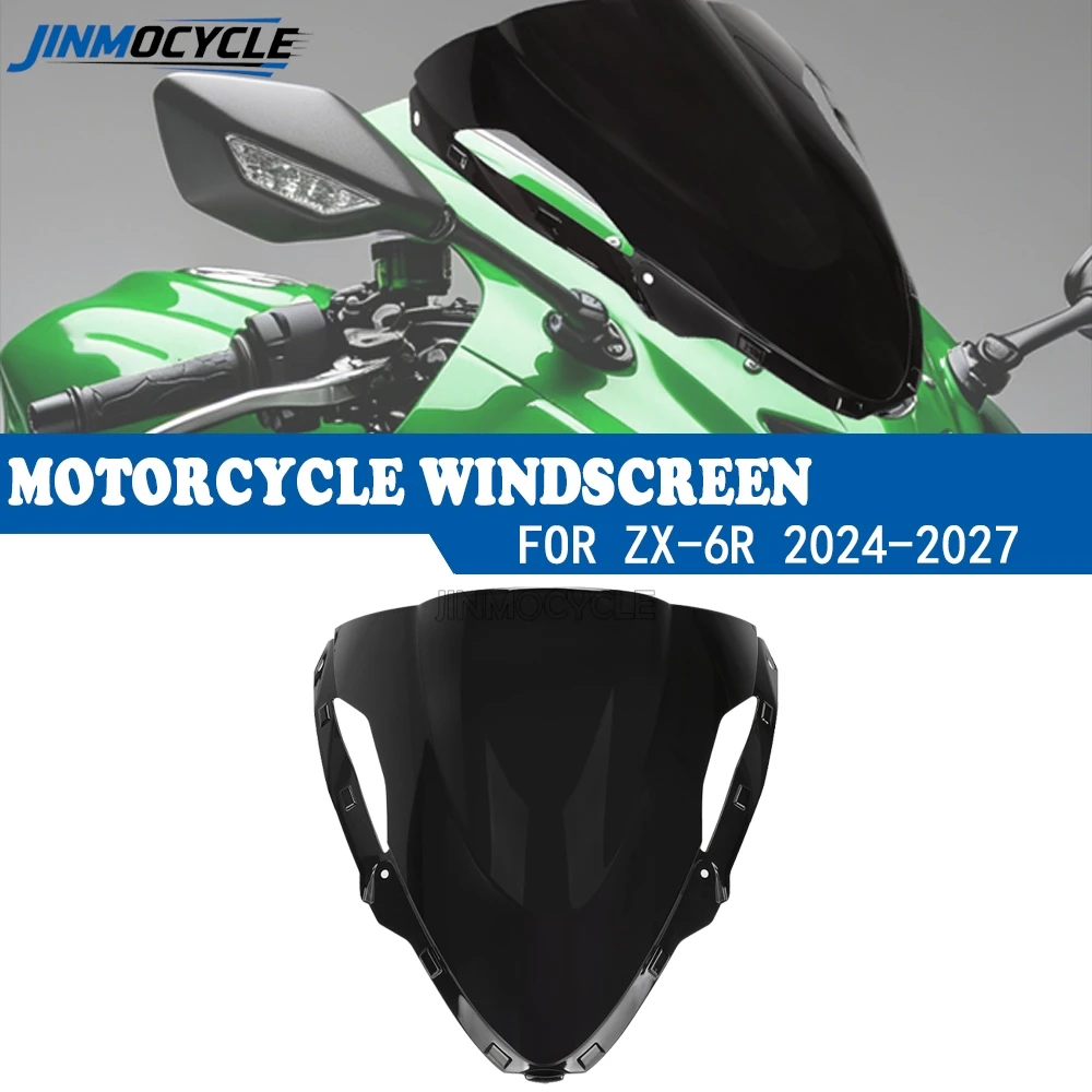 For KAWASAKI Ninja ZX6R 2024 2025 2026 2027 ZX-6R ZX 6R JINMOCYCLE Windscreen Windshield Deflectors Shield Protector Accessories
For KAWASAKI Ninja ZX6R 2024 2025 2026 2027 ZX-6R ZX 6R JINMOCYCLE Windscreen Windshield Deflectors Shield Protector Accessories