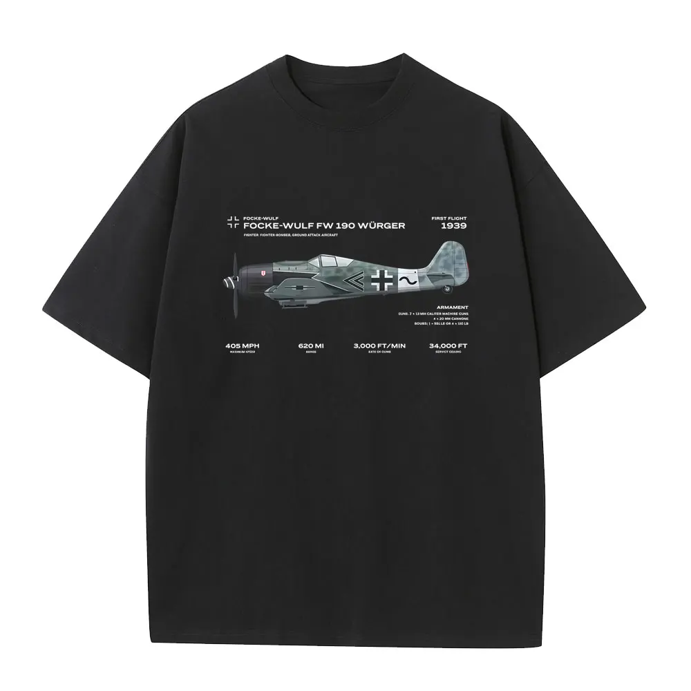 Luftwaffe German Focke Wulf Fw 190 Fighter Aircraft Graphic T-shirt Men Women Casual Vintage O-collar Short Sleeve T Shirt Tops
Luftwaffe German Focke Wulf Fw 190 Fighter Aircraft Graphic T-shirt Men Women Casual Vintage O-collar Short Sleeve T Shirt Tops