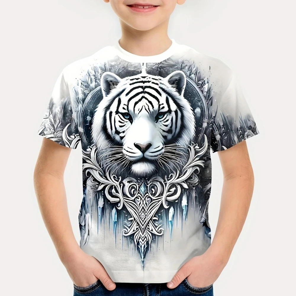 Children's Clothing Summer Kids Clothes Short Sleeve Children Top Round Neck Tops Fashion Animal Graphic T Shirts Child T-Shirt
Children's Clothing Summer Kids Clothes Short Sleeve Children Top Round Neck Tops Fashion Animal Graphic T Shirts Child T-Shirt