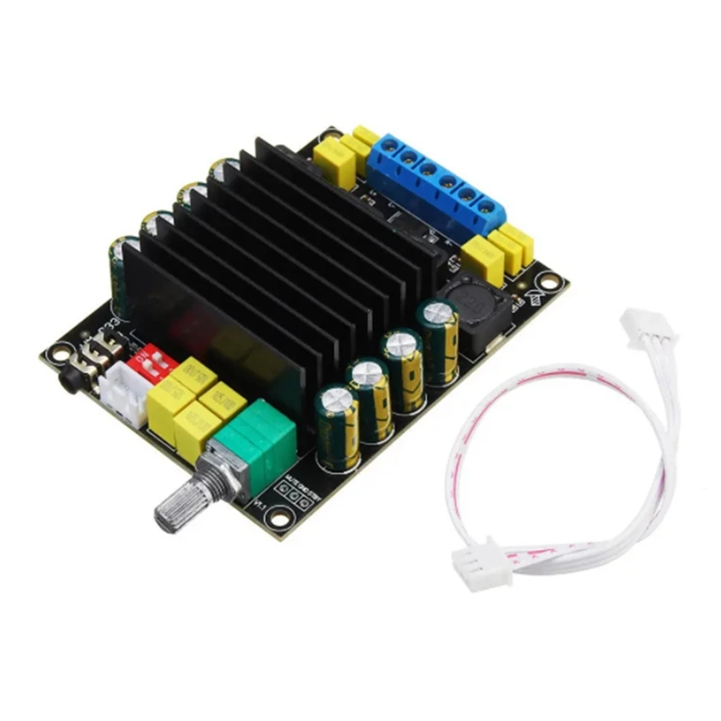TDA7498 плата цифрового усилителя мощности высокой мощности 12-36 в 2X100W с аудио интерфейсным кабелем
TDA7498 плата цифрового усилителя мощности высокой мощности 12-36 в 2X100W с аудио интерфейсным кабелем