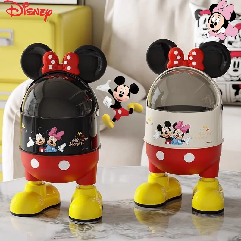 Disney series Mickey Minnie new sweet and cute creative cartoon shape home desktop fashion large capacity trash can with lid
Disney series Mickey Minnie new sweet and cute creative cartoon shape home desktop fashion large capacity trash can with lid