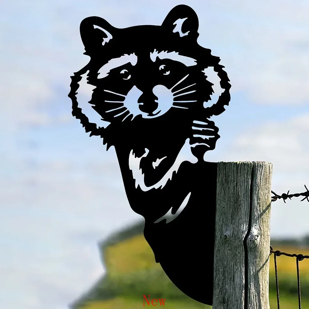 Promotion Raccoon Head Shape Iron SilhouetteCute Ornament Decoration Outdoor Garden Fence Farm Craftwork Decor for Garden Party
Promotion Raccoon Head Shape Iron SilhouetteCute Ornament Decoration Outdoor Garden Fence Farm Craftwork Decor for Garden Party