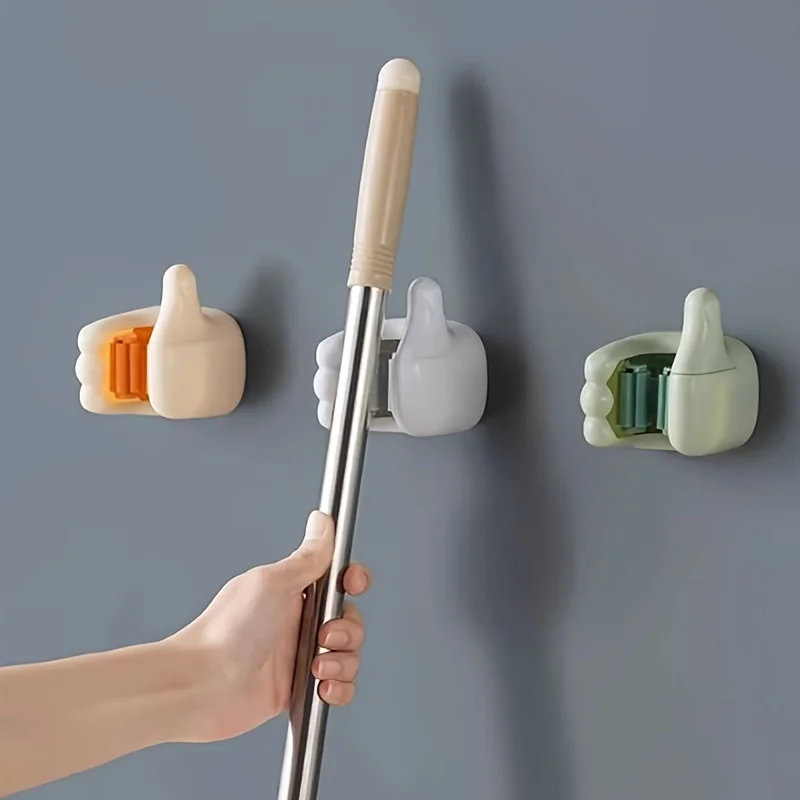 No Drilling Strong Adhesive Wall Mounted Mop Clip, Hook, Broom Clip, Bathroom Fixed Storage Rack
No Drilling Strong Adhesive Wall Mounted Mop Clip, Hook, Broom Clip, Bathroom Fixed Storage Rack