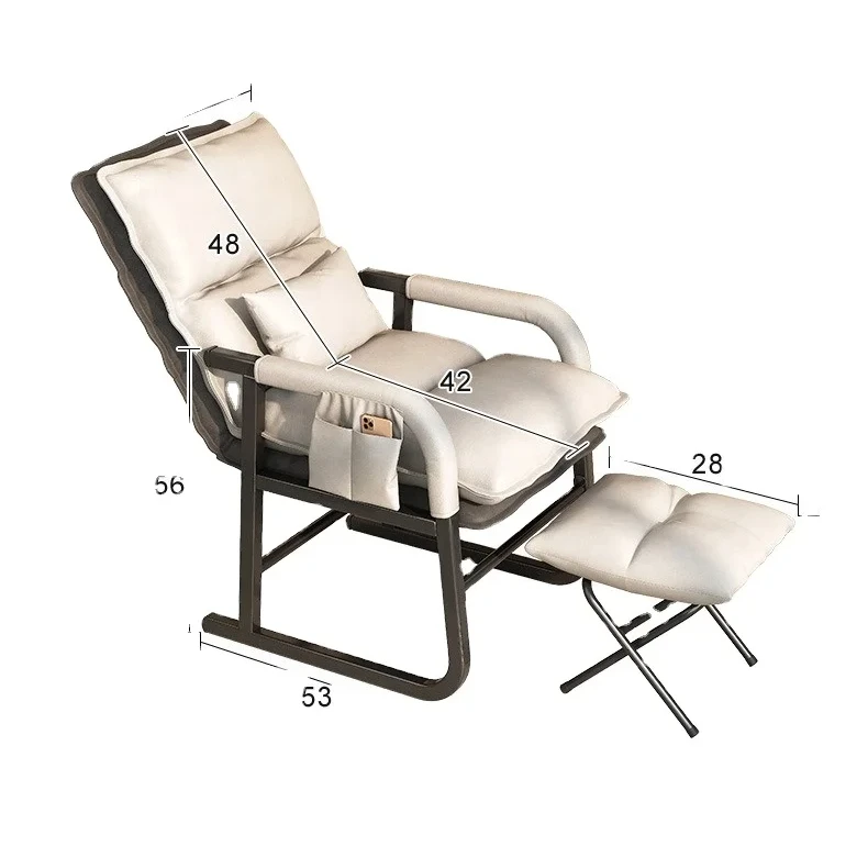 # New Idea Modern Leisure Lounge Chair Reclining Freely Office Chair With Ottoman
# New Idea Modern Leisure Lounge Chair Reclining Freely Office Chair With Ottoman