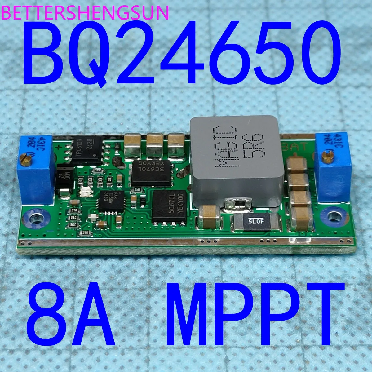 18V charging module for solar lithium lead acid battery BQ24650 MPPT 5A CN3722
18V charging module for solar lithium lead acid battery BQ24650 MPPT 5A CN3722
