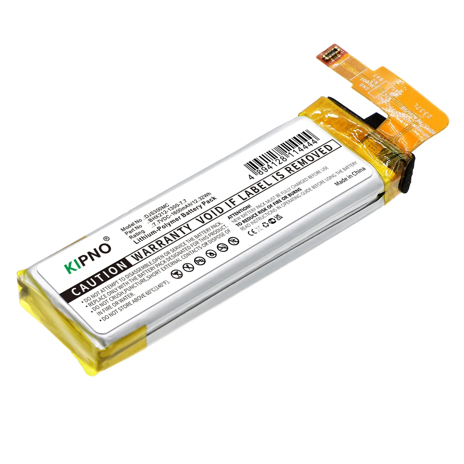 Kinpo Camera 1600mAh Li-Polymer Battery For DJI Osmo Pocket 3 BHX212-1300-7.7 
Kinpo Camera 1600mAh Li-Polymer Battery For DJI Osmo Pocket 3 BHX212-1300-7.7