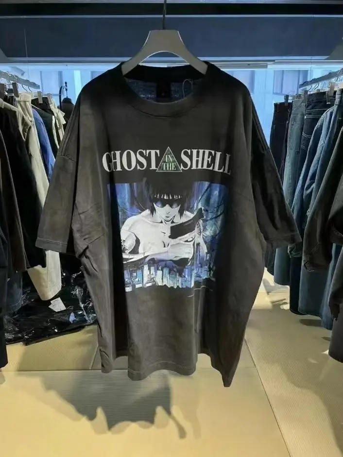 Футболка GITS ort Sve, мужская и женская футболка Worn Sle ell Combat T ex Faion, круглая футболка свободного кроя Ne Youth Trend
Футболка GITS ort Sve, мужская и женская футболка Worn Sle ell Combat T ex Faion, круглая футболка свободного кроя Ne Youth Trend