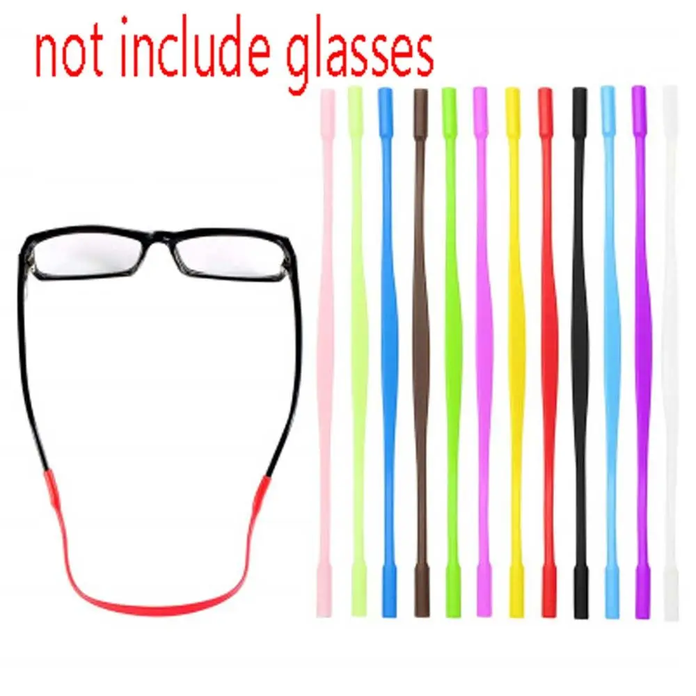 Kids Solid Color Fashion Silicone Glasses Cord Eyeglass Chains Sunglasses Band Sunglasses Rope
Kids Solid Color Fashion Silicone Glasses Cord Eyeglass Chains Sunglasses Band Sunglasses Rope