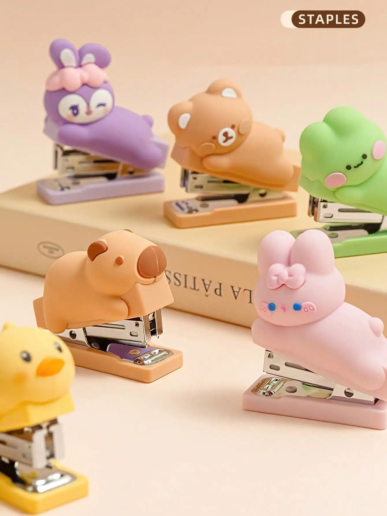 Mini Cartoon Doll Stapler Set with 400pcs 24/6 Staples, Portable Animal Binder for School
Mini Cartoon Doll Stapler Set with 400pcs 24/6 Staples, Portable Animal Binder for School