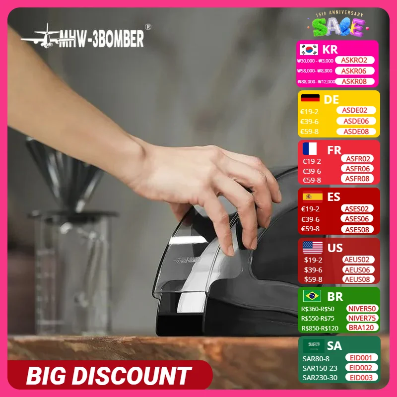 MHW-3BOMBER Coffee Filter Paper Box with Dustproof Cover Classic Coffee Paper Holder Storage Rack Home Barista Cafe Accessories
MHW-3BOMBER Coffee Filter Paper Box with Dustproof Cover Classic Coffee Paper Holder Storage Rack Home Barista Cafe Accessories