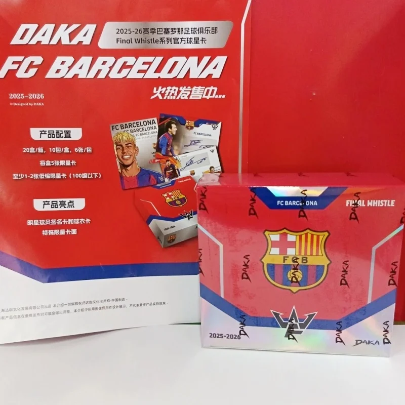 2026 Daka Official Authentic Fc Barcelona Football Star Cards Final Whistle Rare Collection Trading Card Signature Card Fans Toy
2026 Daka Official Authentic Fc Barcelona Football Star Cards Final Whistle Rare Collection Trading Card Signature Card Fans Toy