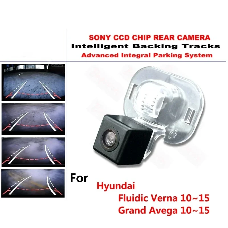 for Hyundai Fluidic Verna Grand Avega 10~15 CCD Intelligent Dynamic Trajectory Rear View Reverse Backup Tracks Camera Waterproof
for Hyundai Fluidic Verna Grand Avega 10~15 CCD Intelligent Dynamic Trajectory Rear View Reverse Backup Tracks Camera Waterproof