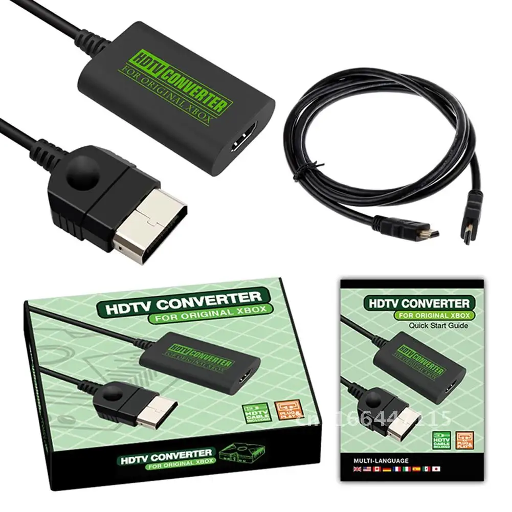Original Console Xbox To Hdmi-compatible Converter Digital Video Audio Adapter For Xbox 480p 720p 1080i For Hdtv Monitor
Original Console Xbox To Hdmi-compatible Converter Digital Video Audio Adapter For Xbox 480p 720p 1080i For Hdtv Monitor
