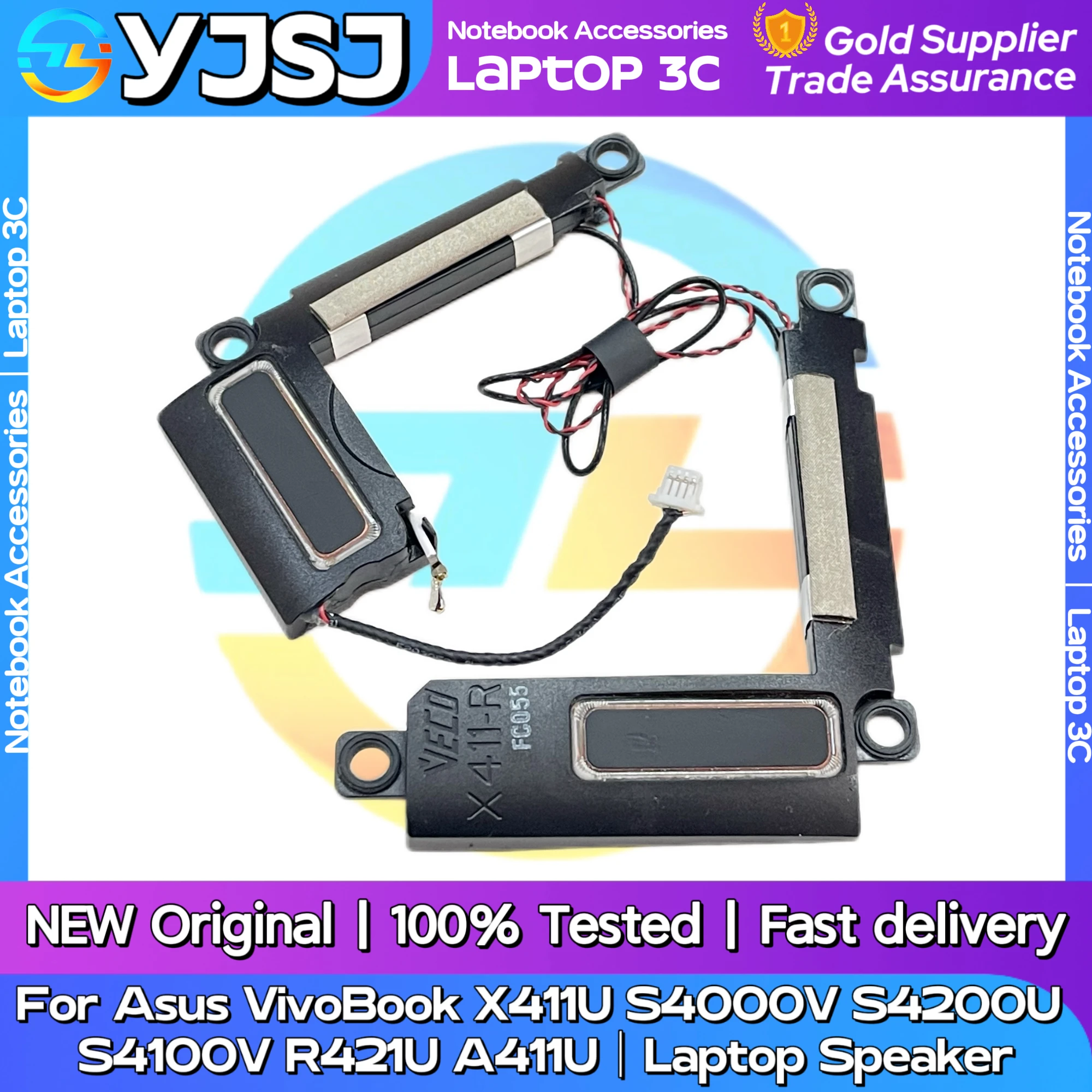 Новый оригинальный аудиодинамик для ноутбука Asus VivoBook X411U S4000V S4200U S4100V R421U A411U, встроенный динамик, аудиосистема
Новый оригинальный аудиодинамик для ноутбука Asus VivoBook X411U S4000V S4200U S4100V R421U A411U, встроенный динамик, аудиосистема