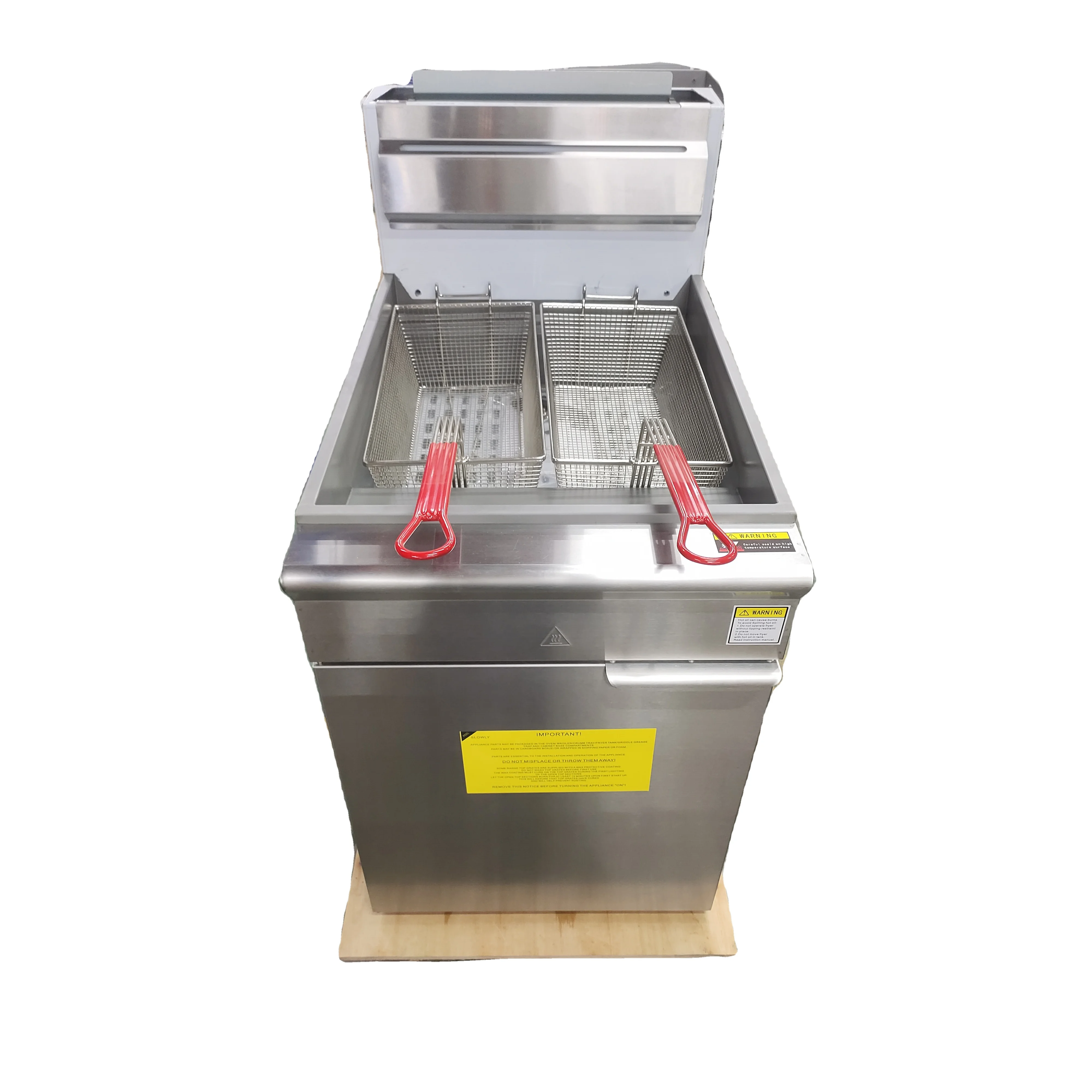 Commercial Restaurant Heavy Duty CE Approved Propane Gas Deep Fryer with Stands
Commercial Restaurant Heavy Duty CE Approved Propane Gas Deep Fryer with Stands