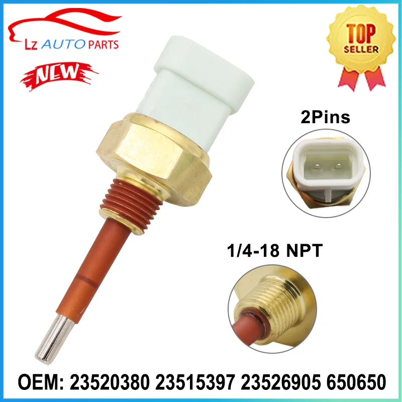 Датчик температуры охлаждающей жидкости, датчик уровня Lvl 23520380 23515397 23526905 650650 2 Pin 1/4 "NPT для Детройта Diesel Series 50 60 92
Датчик температуры охлаждающей жидкости, датчик уровня Lvl 23520380 23515397 23526905 650650 2 Pin 1/4 "NPT для Детройта Diesel Series 50 60 92