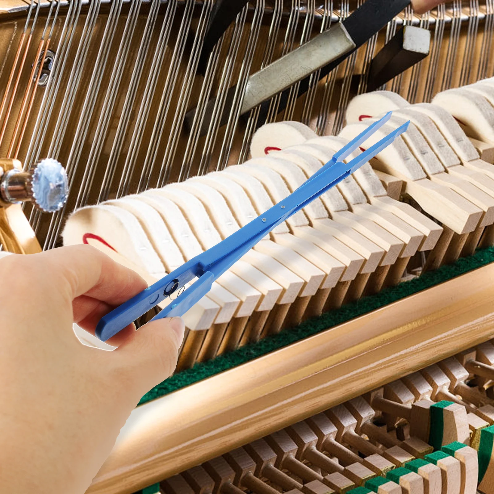 Piano Tuning Mute Clamp Nylon Material Durable and Convenient Tweezer Design for Treble Section Repairing Random Color
Piano Tuning Mute Clamp Nylon Material Durable and Convenient Tweezer Design for Treble Section Repairing Random Color