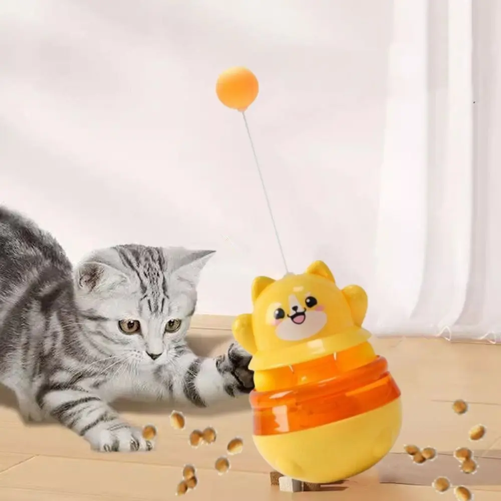 Pet Products Plastic Pet Tumbler Toys Cute Cartoon Cat Leakage Food Toys with Top Ball Cat 3 in 1 Interactive Toy for Kitten
Pet Products Plastic Pet Tumbler Toys Cute Cartoon Cat Leakage Food Toys with Top Ball Cat 3 in 1 Interactive Toy for Kitten