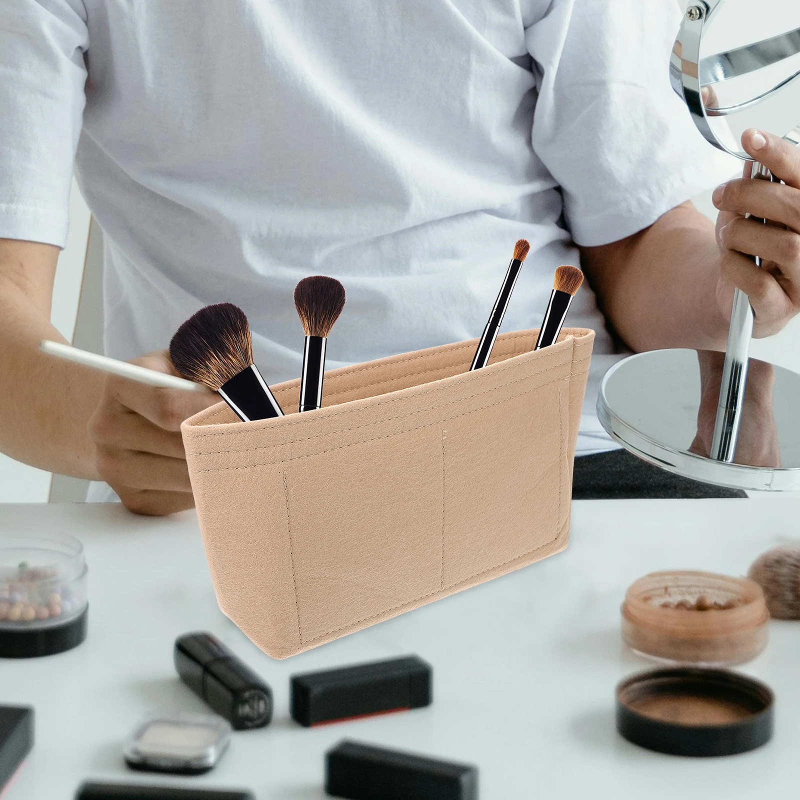 2Pcs Purse Organizer Insert Liner Felt Bag Organizer Lightweight Portable Storage for Handbag Cosmetics Keys Wallet
2Pcs Purse Organizer Insert Liner Felt Bag Organizer Lightweight Portable Storage for Handbag Cosmetics Keys Wallet