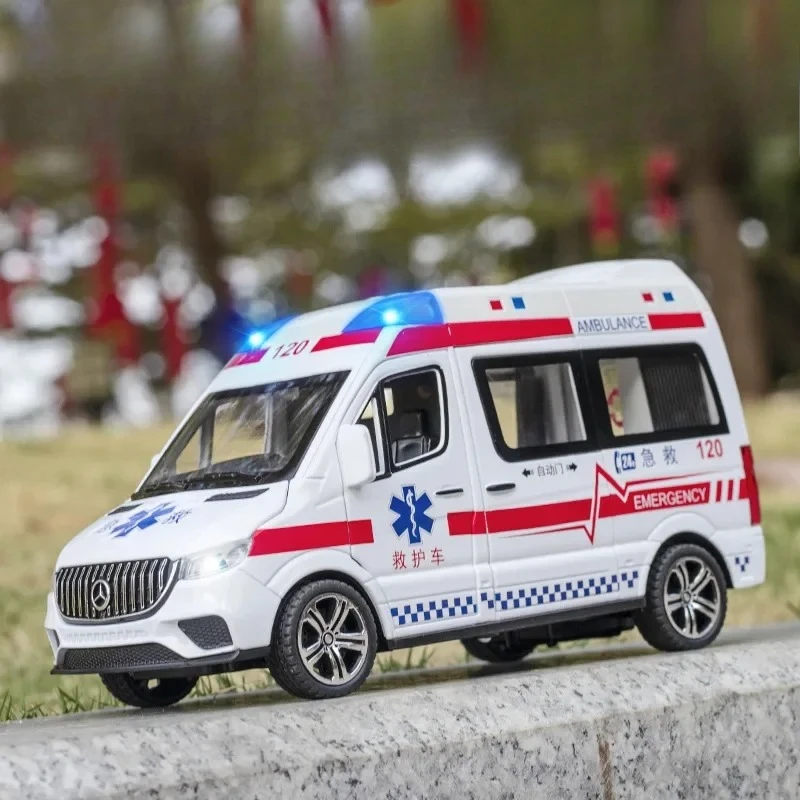 1:24 Be Hospital Rescue Ambulance Metal Car Model Pull Back Sound and Light Alloy Car Toys for Children Boys Gifts A408
1:24 Be Hospital Rescue Ambulance Metal Car Model Pull Back Sound and Light Alloy Car Toys for Children Boys Gifts A408
