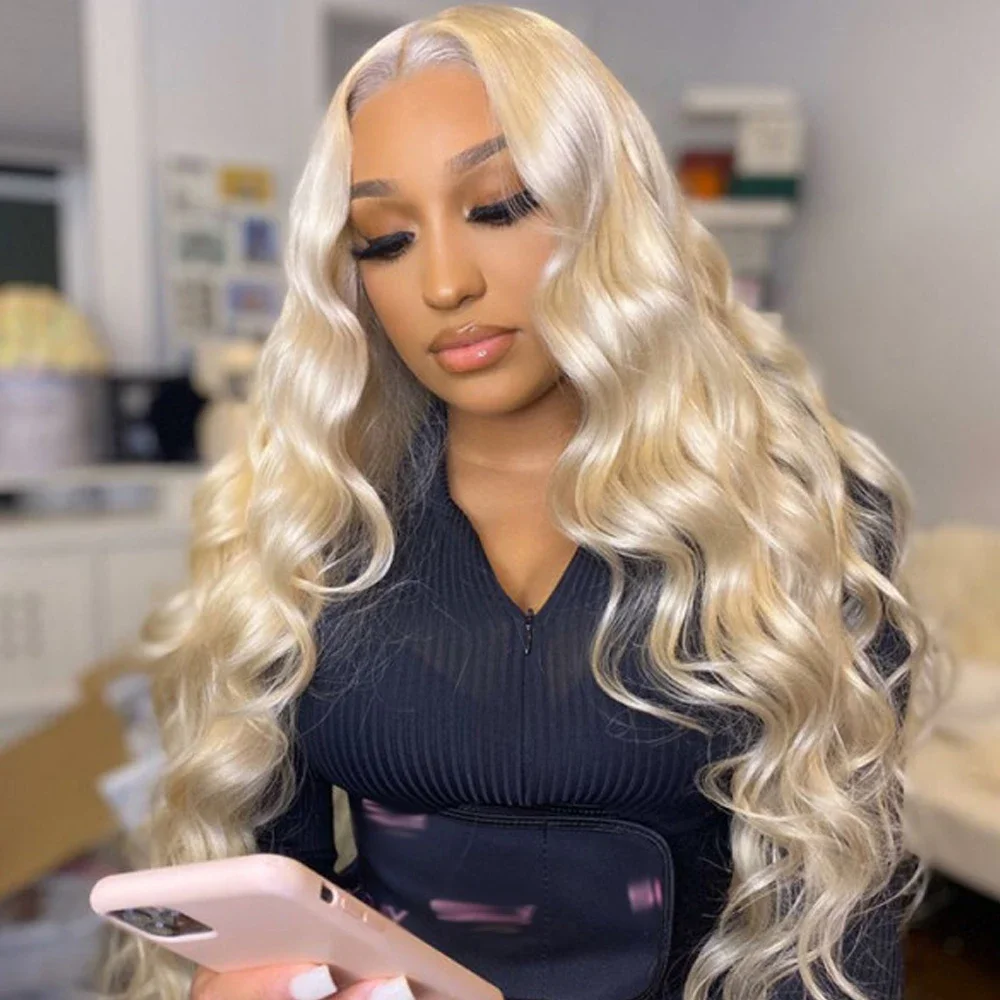 16-36 Inch Blonde Body Wave Lace Front Wig HD Transparent Lace 13x6 Human Hair 613 Pre Plucked Full Frontal Wigs 200 Density
16-36 Inch Blonde Body Wave Lace Front Wig HD Transparent Lace 13x6 Human Hair 613 Pre Plucked Full Frontal Wigs 200 Density