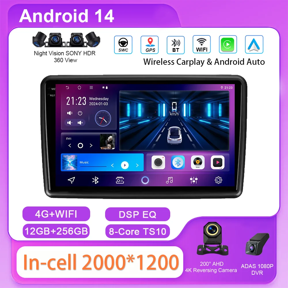 Android Car GPS Navigation For Honda Mobilio 2 Amaze 2013-2020 Auto Radio Video Multimedia Player In-cell QLED Screen 4G NO 2DIN
Android Car GPS Navigation For Honda Mobilio 2 Amaze 2013-2020 Auto Radio Video Multimedia Player In-cell QLED Screen 4G NO 2DIN