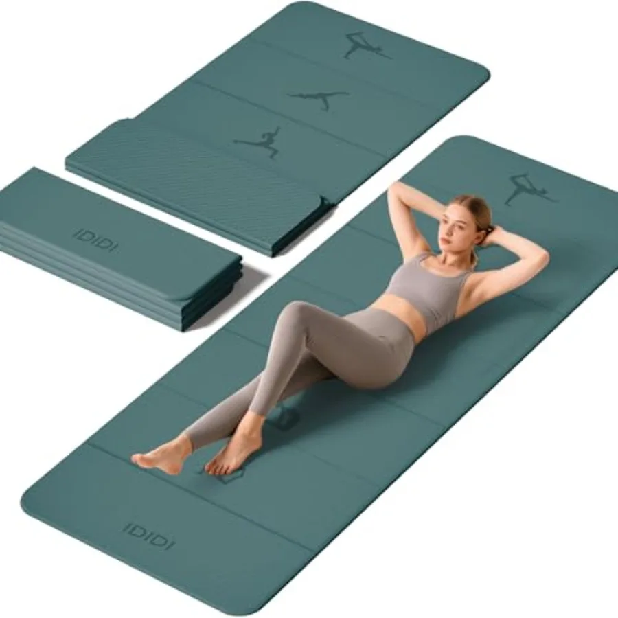 Extra Thick 10mm Foldable Yoga Mat, SGS Certified POE Non-Slip Mat, Multi-Purpose Exercise and Fitness Mats for Studio or Home
Extra Thick 10mm Foldable Yoga Mat, SGS Certified POE Non-Slip Mat, Multi-Purpose Exercise and Fitness Mats for Studio or Home