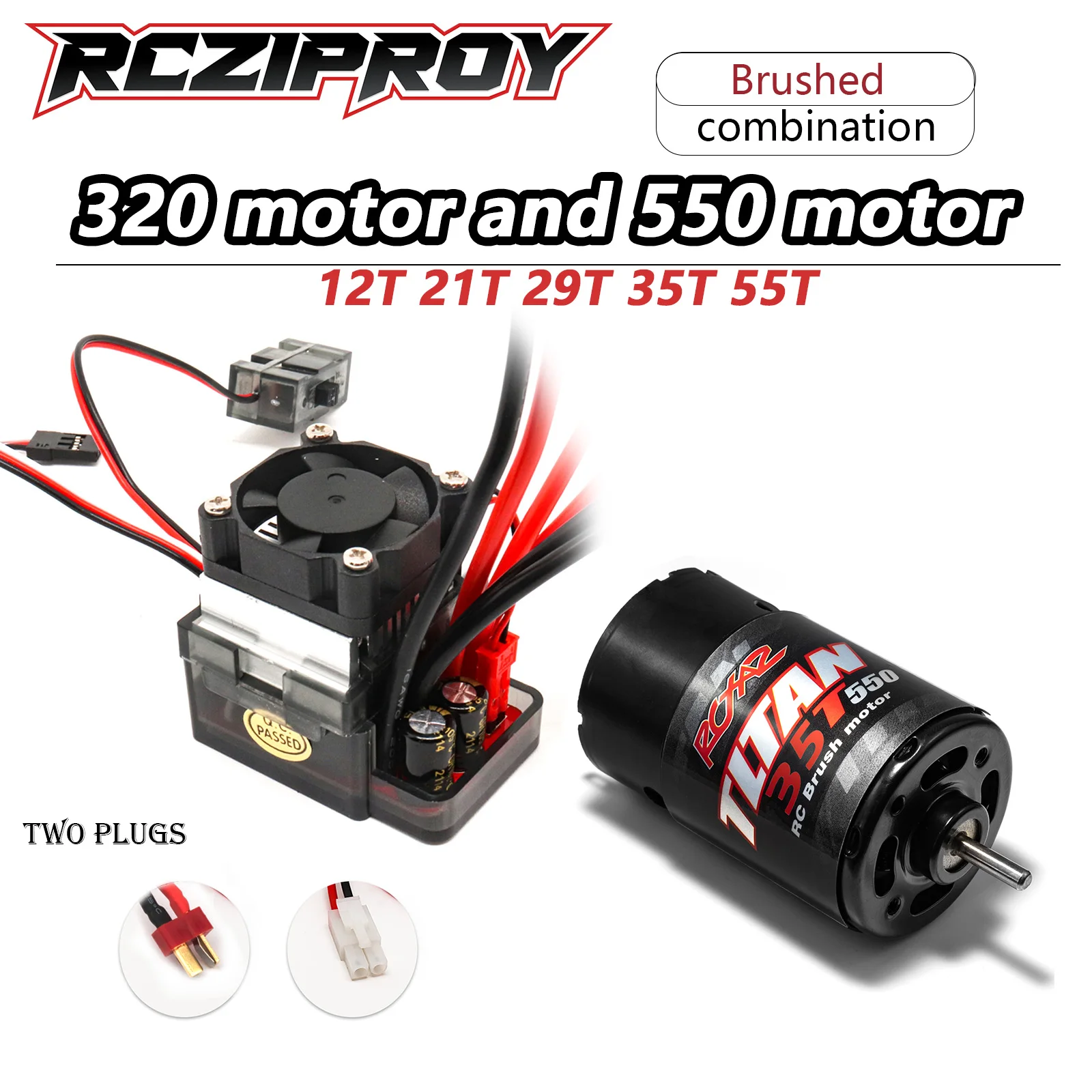 RCZIPROY High Brush 320A ESC и двигатель 550 с комбинированной щеткой для RC 1/8 1/10 Traxxas HPI Axial Short Truck Crawler Monster Truck
RCZIPROY High Brush 320A ESC и двигатель 550 с комбинированной щеткой для RC 1/8 1/10 Traxxas HPI Axial Short Truck Crawler Monster Truck