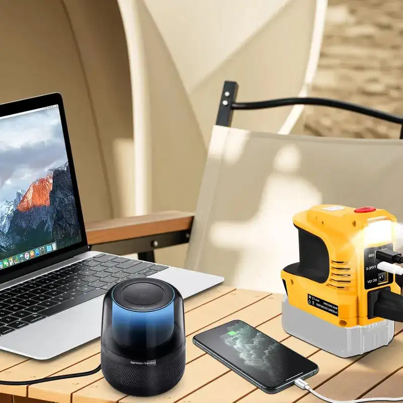Инверторная электростанция 110 В/220 В для Dewalt/Milwaukee/Makita 20 В 18 В, аккумулятор 180 Вт, светодиодный адаптер для кемпинга на открытом воздухе, инструмент для источника питания
Инверторная электростанция 110 В/220 В для Dewalt/Milwaukee/Makita 20 В 18 В, аккумулятор 180 Вт, светодиодный адаптер для кемпинга на открытом воздухе, инструмент для источника питания