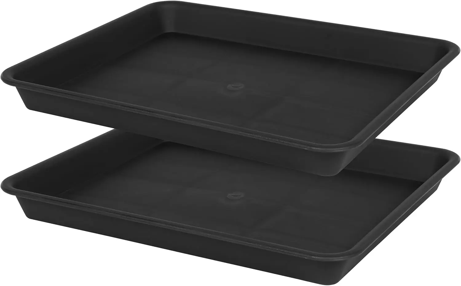 Sturdy Plant Saucer Tray, 2-Pack Rectangular Drip Trays for Pots, 11x9 Inch, Heavy Duty Plastic
Sturdy Plant Saucer Tray, 2-Pack Rectangular Drip Trays for Pots, 11x9 Inch, Heavy Duty Plastic