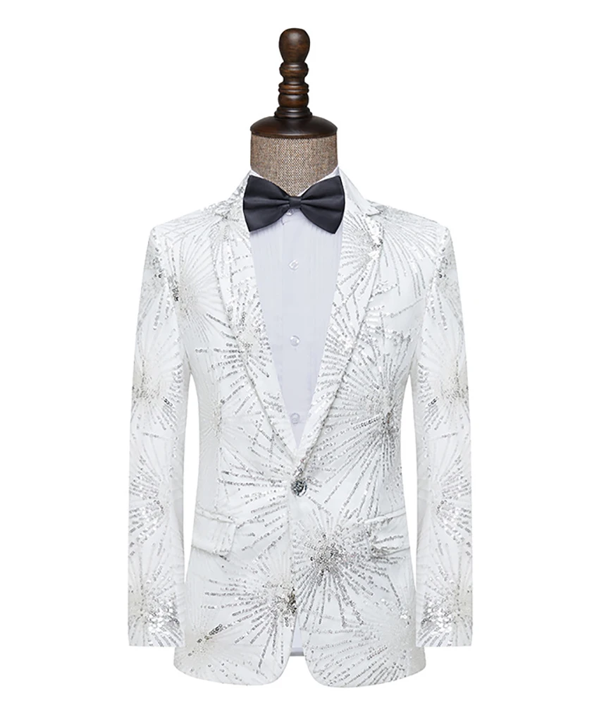 High Quality Men's sequin suit jacket Stage performance suit host singer jacket Special Occasion Gowns prom dresses Party Gowns
High Quality Men's sequin suit jacket Stage performance suit host singer jacket Special Occasion Gowns prom dresses Party Gowns
