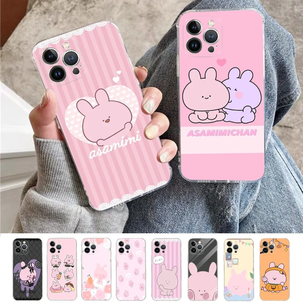 Cartoon A-Asamimichan Cute Bunny Phone Case For IPhone 16 15 14 13 12 Mini 11 Pro XS Max X XR SE 6 7 8 Plus Soft Silicone Cover
Cartoon A-Asamimichan Cute Bunny Phone Case For IPhone 16 15 14 13 12 Mini 11 Pro XS Max X XR SE 6 7 8 Plus Soft Silicone Cover