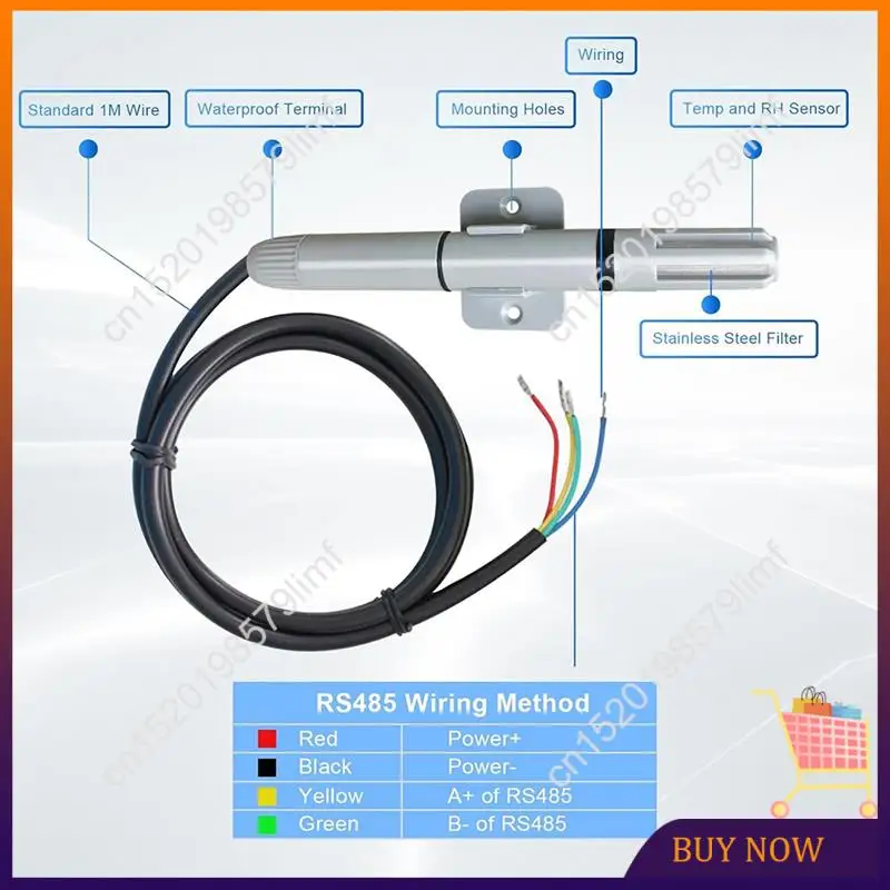 MSOR-RS485 Датчик температуры и влажности Датчик воздуховода Встроенный датчик температуры и влажности
MSOR-RS485 Датчик температуры и влажности Датчик воздуховода Встроенный датчик температуры и влажности
