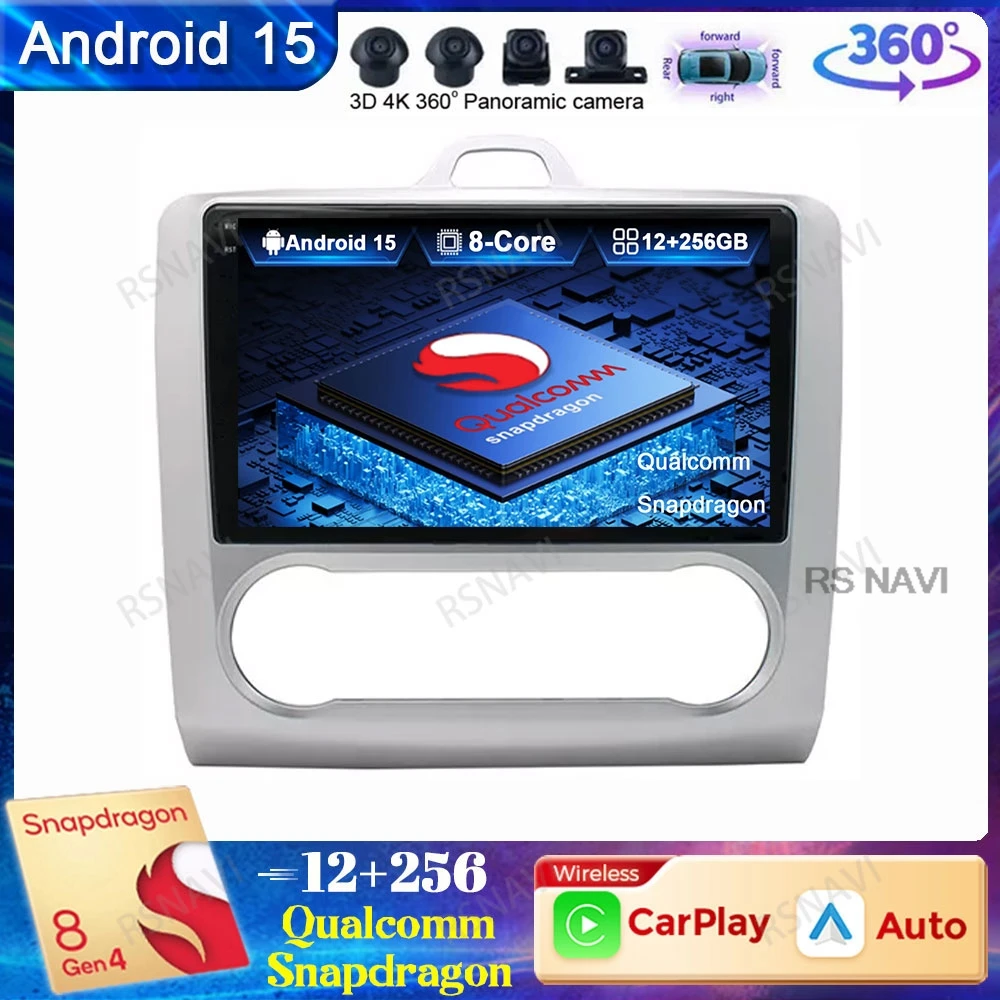 Android 15 Car Radio For Ford Focus 2 3 Mk2 Mk3 2004 2005 - 2011 Head Unit Multimedia 4G LTE Qualcomm Stereo Navigation 5G WIFI
Android 15 Car Radio For Ford Focus 2 3 Mk2 Mk3 2004 2005 - 2011 Head Unit Multimedia 4G LTE Qualcomm Stereo Navigation 5G WIFI