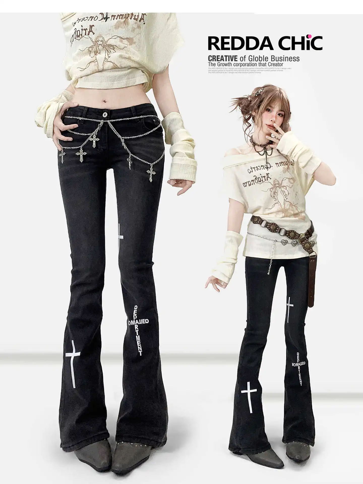 Осень-зима 2022, женские джинсовые расклешенные брюки с низкой посадкой, готические темные академические расклешенные брюки Y2k Bootcut Skinny Gyaru Coquette Harajuku 
Осень-зима 2022, женские джинсовые расклешенные брюки с низкой посадкой, готические темные академические расклешенные брюки Y2k Bootcut Skinny Gyaru Coquette Harajuku