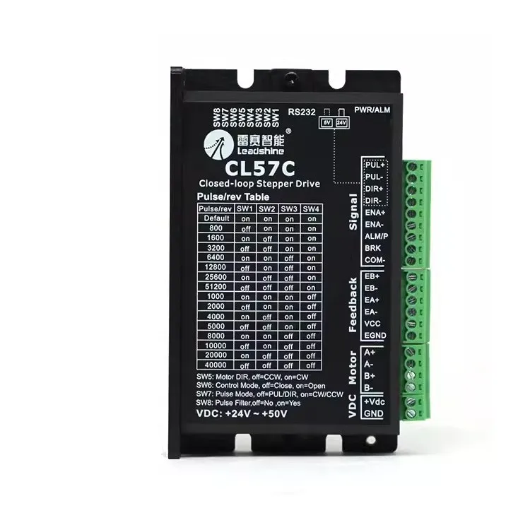 2026 High Quality Simple Servo Driver Original Leadshine CL57 Motor with Encoder or CL57C CNC Motor Controller
2026 High Quality Simple Servo Driver Original Leadshine CL57 Motor with Encoder or CL57C CNC Motor Controller