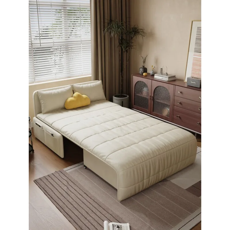 Electric sofa bed integrated dual-purpose voice folding leather cream wind single double living room small apartment multi
Electric sofa bed integrated dual-purpose voice folding leather cream wind single double living room small apartment multi