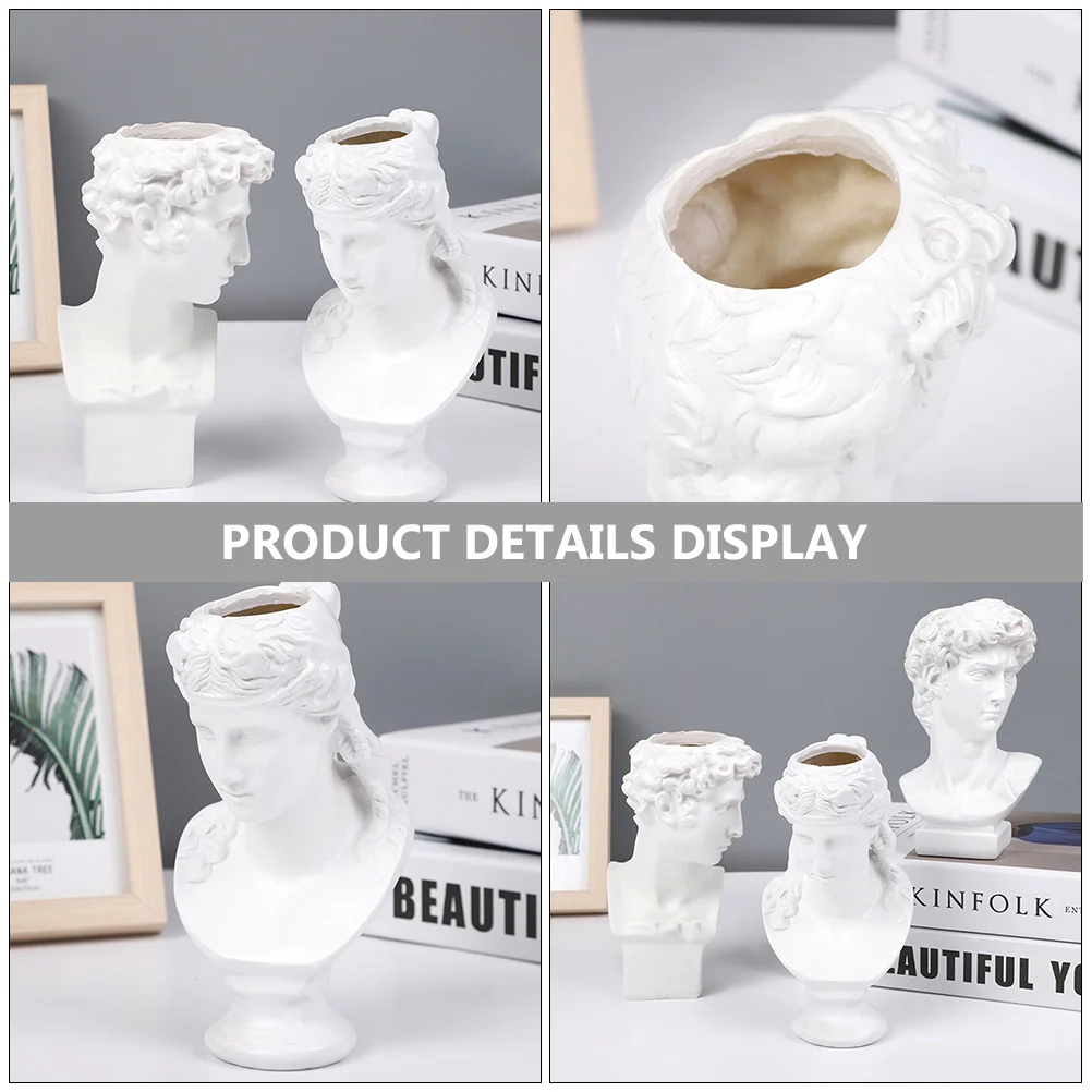 2Pcs Nordic Style Pen Holder Resin Material Practical Long Lasting Desk Accessories Decor Pen Holder Figurine Pencil Cup
2Pcs Nordic Style Pen Holder Resin Material Practical Long Lasting Desk Accessories Decor Pen Holder Figurine Pencil Cup