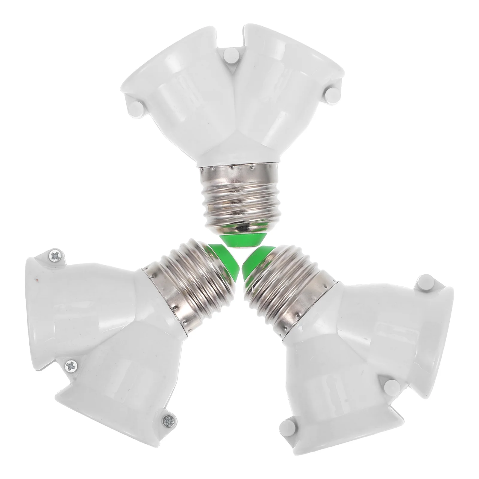 3 Pcs E Lamp Base Holder E27 to High Quality LED Bulb Adapter Socket Shape Splitter
3 Pcs E Lamp Base Holder E27 to High Quality LED Bulb Adapter Socket Shape Splitter