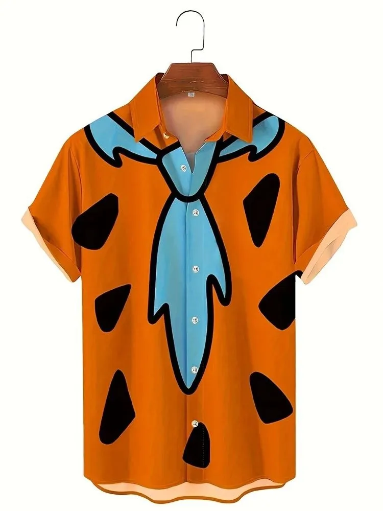 Color Block Cartoon Collar Shirt for Men Casual Fashion Polyester Short Sleeve Button up Shirt Standard Fit Urban Style Shirt
Color Block Cartoon Collar Shirt for Men Casual Fashion Polyester Short Sleeve Button up Shirt Standard Fit Urban Style Shirt