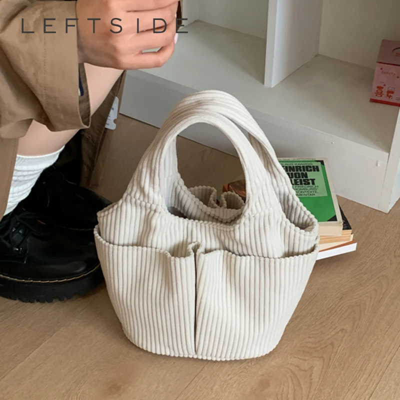 LEFTSIDE Women Small Corduroy Shoulder Bag 2025 Winter New Trend Fashion Tote Bag Luxury Brand Designer Handbags and Purses
LEFTSIDE Women Small Corduroy Shoulder Bag 2025 Winter New Trend Fashion Tote Bag Luxury Brand Designer Handbags and Purses
