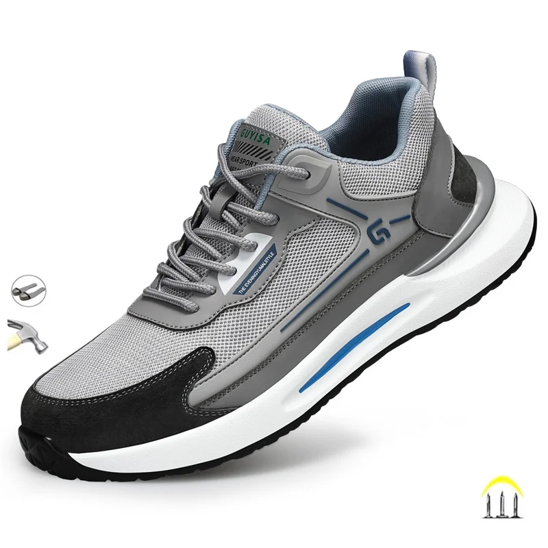 Men's Light Casual Safety Boots Anti Smashing Steel Toe Anti Piercing Structure Men's Sneakers Are Not Allowed
Men's Light Casual Safety Boots Anti Smashing Steel Toe Anti Piercing Structure Men's Sneakers Are Not Allowed