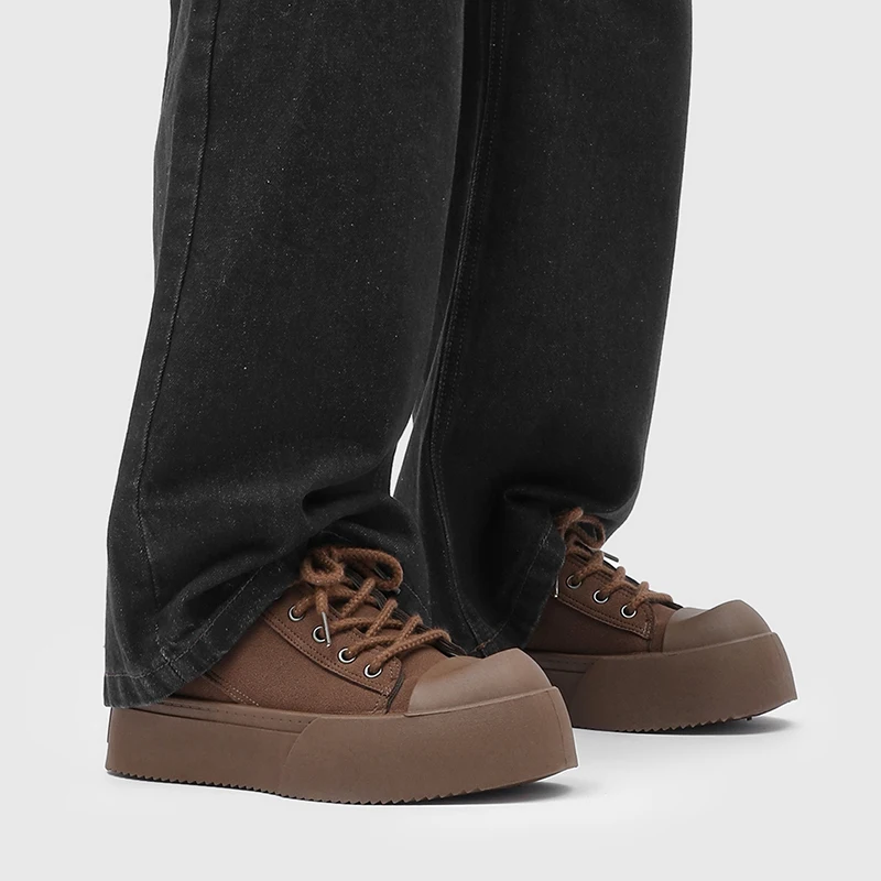 Thicken Sole Increase Skate Shoes Men Streetwear Fashion Hip Hoip Casual Vintage Leather Designer Shoes Man
Thicken Sole Increase Skate Shoes Men Streetwear Fashion Hip Hoip Casual Vintage Leather Designer Shoes Man