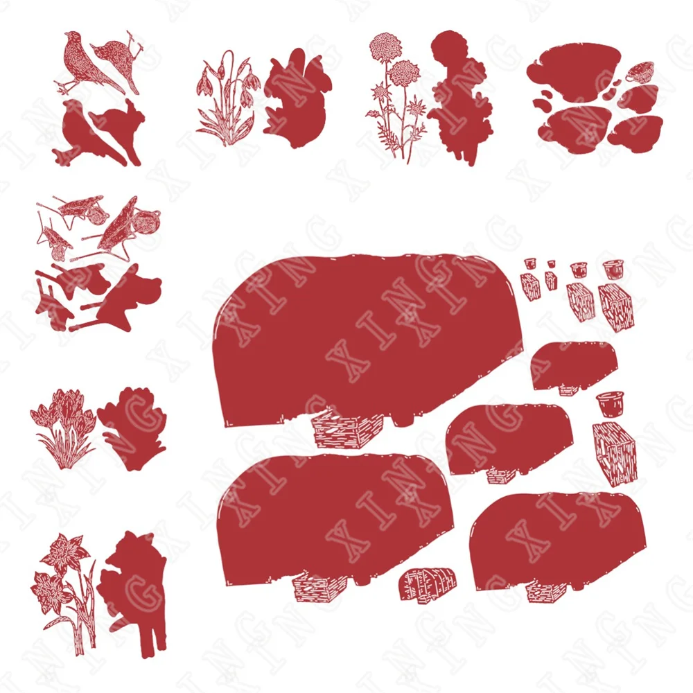 Hot Sale Bird Snow Flower Barrow Tunnel Metal Cutting Dies for Diy Scrapbooking Maker Photo Album Template Handmade Decoration
Hot Sale Bird Snow Flower Barrow Tunnel Metal Cutting Dies for Diy Scrapbooking Maker Photo Album Template Handmade Decoration