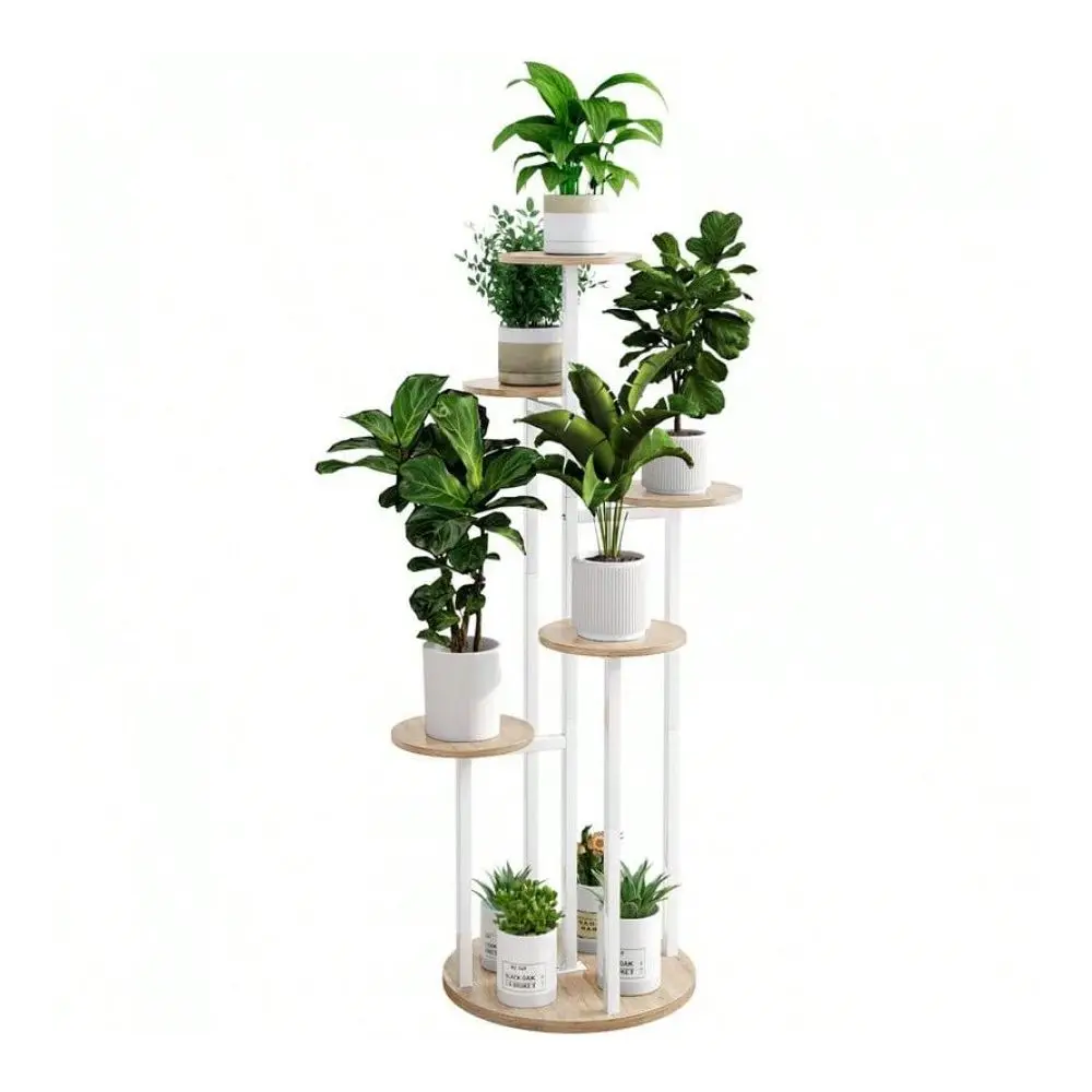 Stand Indoor 6 Tier 9 Potted Multiple Flower Pot Holder For Patio Garden Balcony Living Room Corner BlackRustic Brown,White Out
Stand Indoor 6 Tier 9 Potted Multiple Flower Pot Holder For Patio Garden Balcony Living Room Corner BlackRustic Brown,White Out