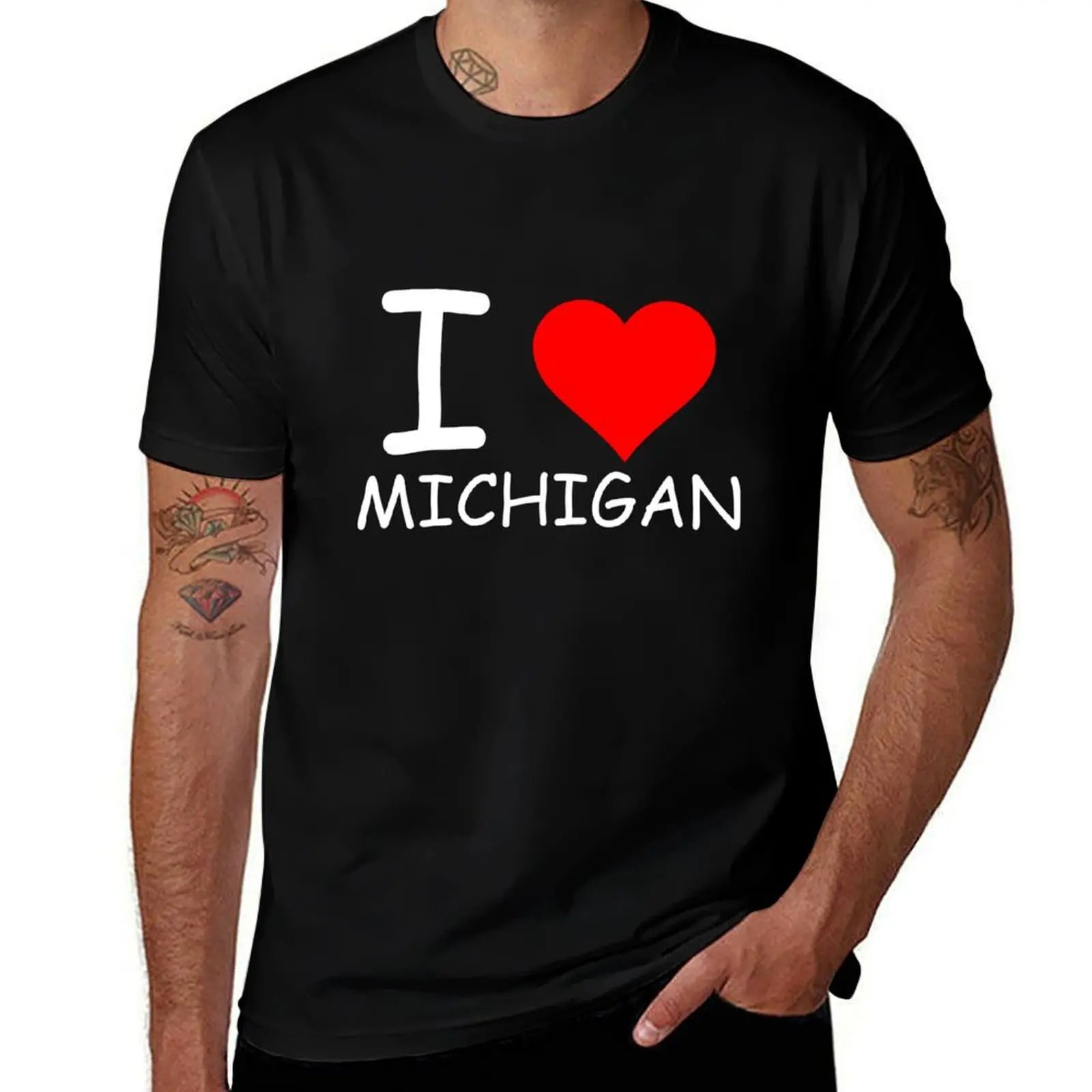 I LOVE MICHIGAN 2 T-Shirt Personalized t-shirt Luxury man Aesthetic clothing tees slim fit t shirts for men
I LOVE MICHIGAN 2 T-Shirt Personalized t-shirt Luxury man Aesthetic clothing tees slim fit t shirts for men