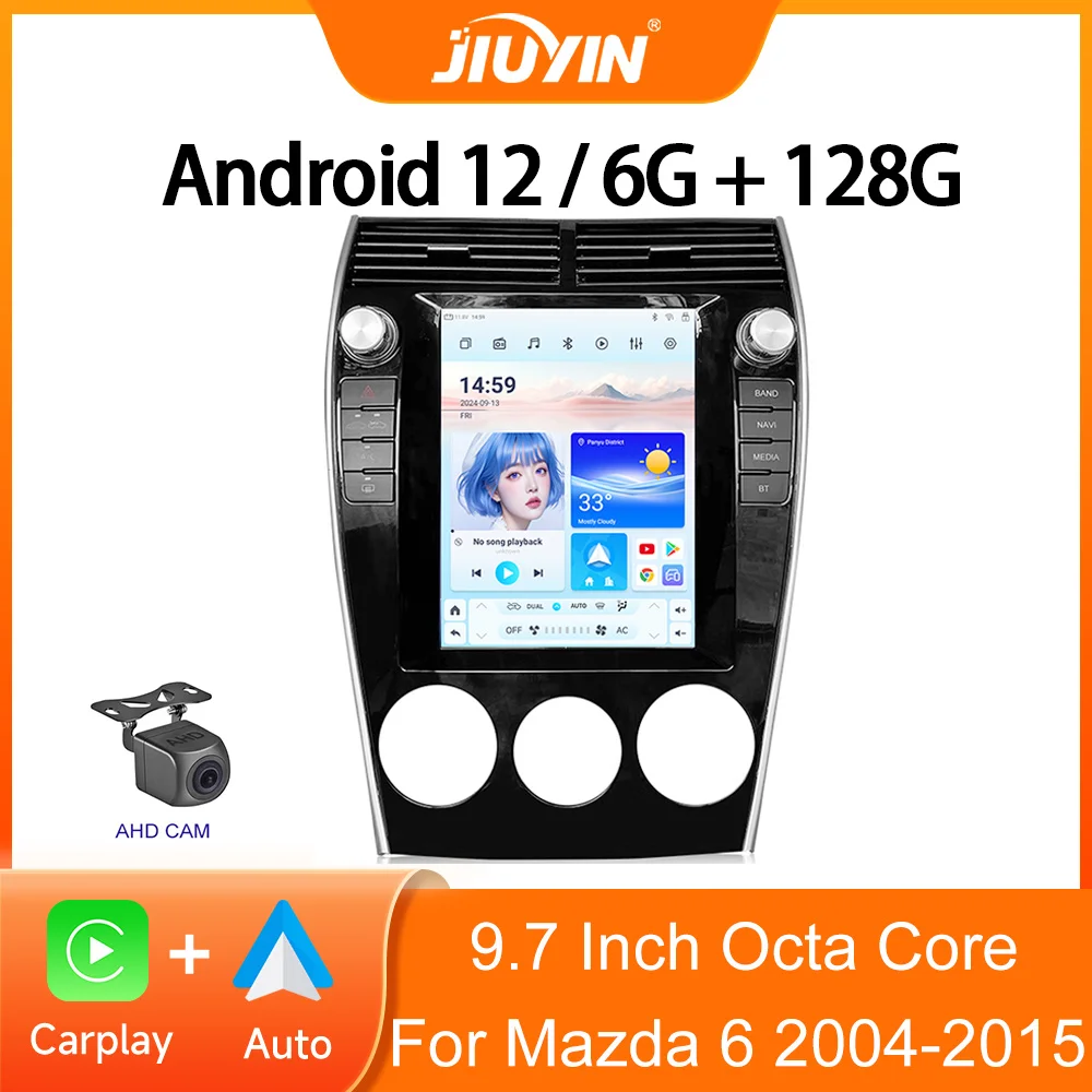 9.7" Android 13 Car Radio For Mazda 6 2004-2015 Car Automotive Multimediale Player Tesla Style Touch Carplay Android Auto Screen
9.7" Android 13 Car Radio For Mazda 6 2004-2015 Car Automotive Multimediale Player Tesla Style Touch Carplay Android Auto Screen