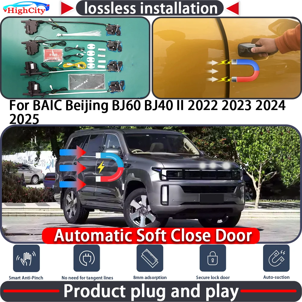 Closing Door Lock Actuator for BAIC Beijing BJ60 BJ40 II 2022 2023 2024 2025 Soft Close Power Latch System Auto Pull Door
Closing Door Lock Actuator for BAIC Beijing BJ60 BJ40 II 2022 2023 2024 2025 Soft Close Power Latch System Auto Pull Door